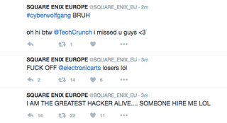 Illustration for article titled Square Enix Europe's Twitter Account Was Hacked